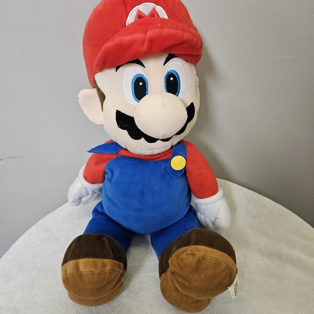 Mario Plush Toy with Blue Bunny - Picture 11 of 16